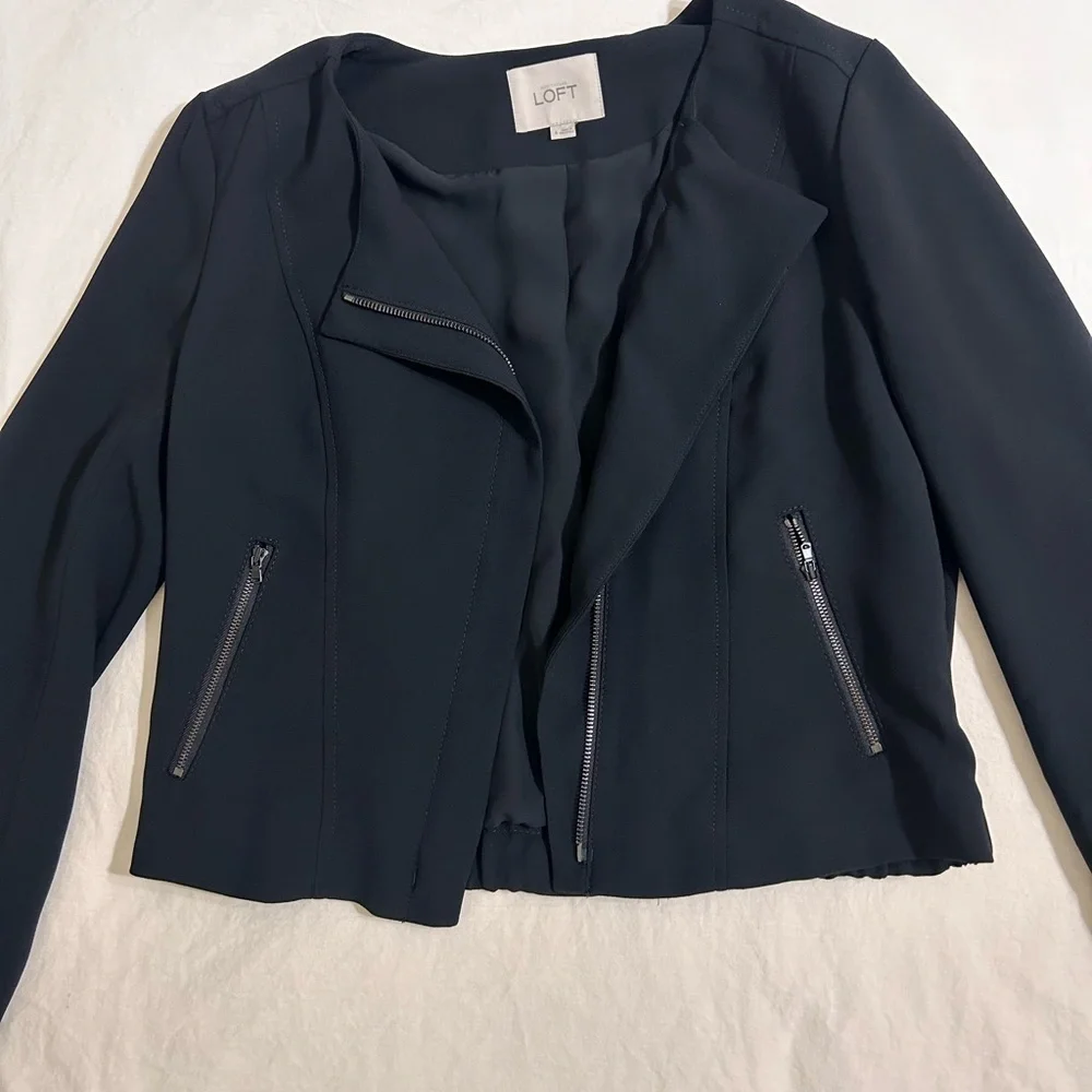 LOFT Black Women's Jacket - Picture 4 of 6